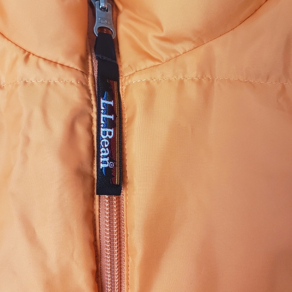 LL Bean Goose down puffer vest Reversible Sz S - Picture 13 of 14